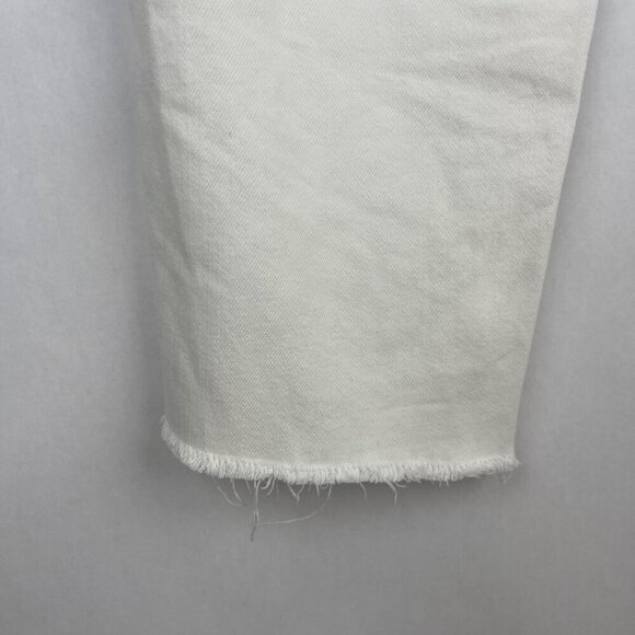 DL 1961 White Riley Cropped Boyfriend Jeans Size 27 - Picture 8 of 14
